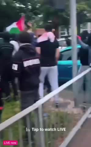 Invaders in Birmingham walking through the streets smashing up people's cars.