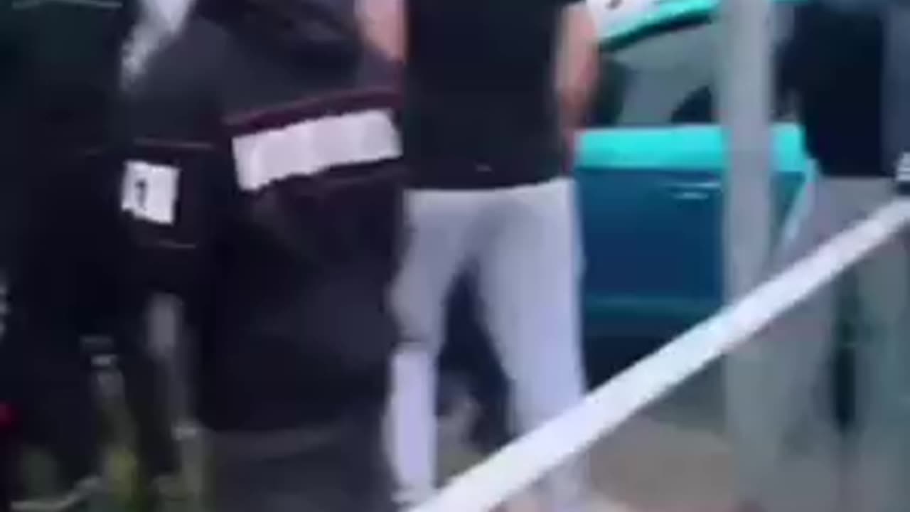 Invaders in Birmingham walking through the streets smashing up people's cars.