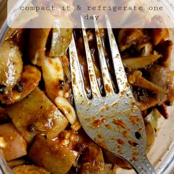 No heat mango pickle (Olive oil pickle)