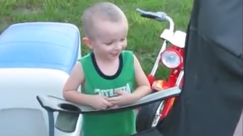 baby with animal funny video
