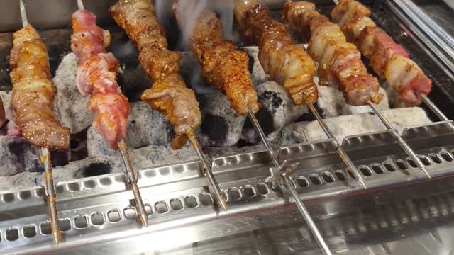 Examples of grilling lamb
