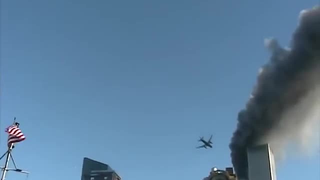 Newly released footage shows never before seen angle of 9/11 attack