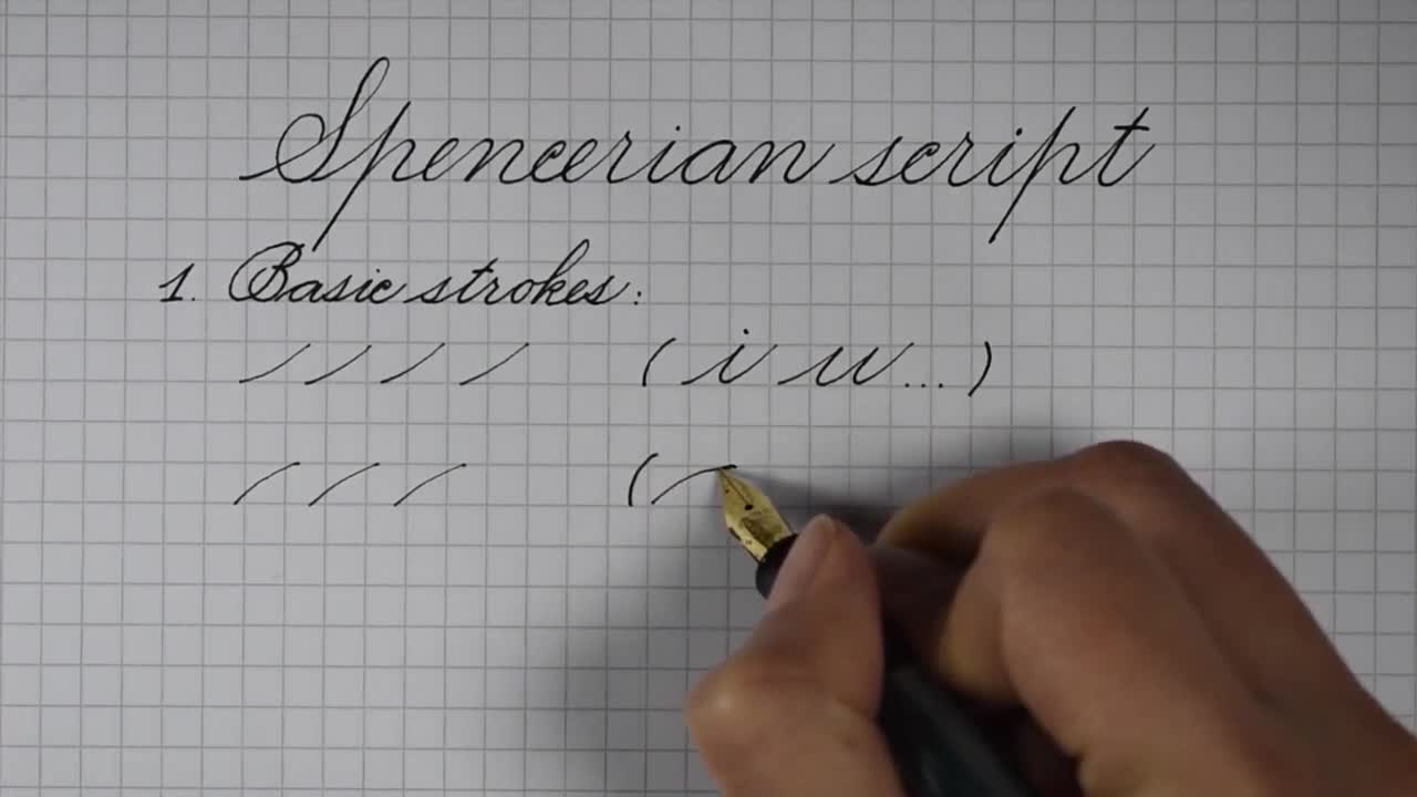 Spencerian Penmanship for beginners