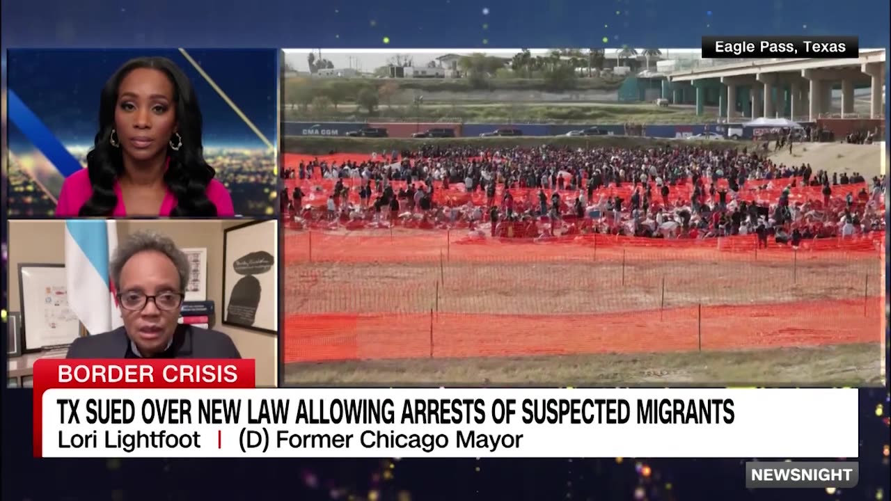 CNN on scene as migrants surge at the US southern border