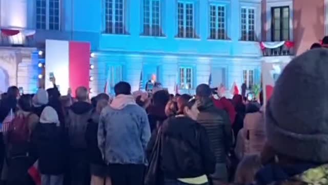Joe Biden in Warsaw, Poland