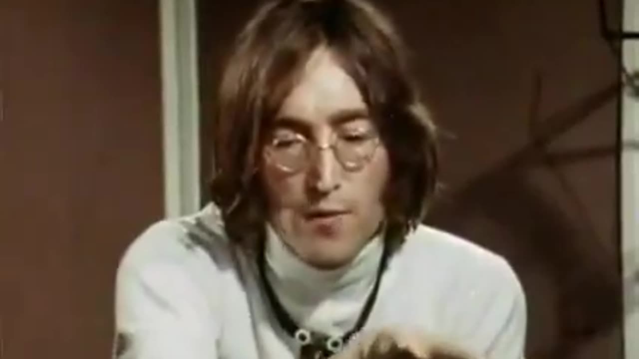 John Lennon "I think our society is run by insane people for insane objectives"