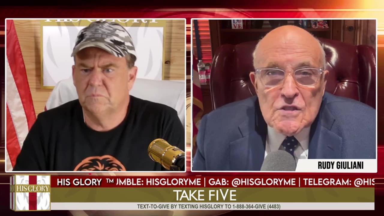 Pastor Dave Scarlett w/ Rudy Giuliani joins His Glory: Take FiVe - 9/11/24