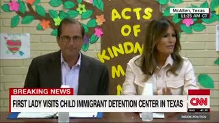 Melania Trump visits child immigrant detention center