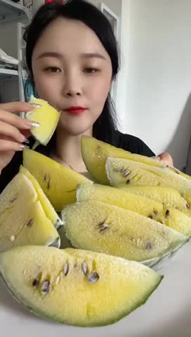 Chinese eating the whole watermelon including it’s skin!