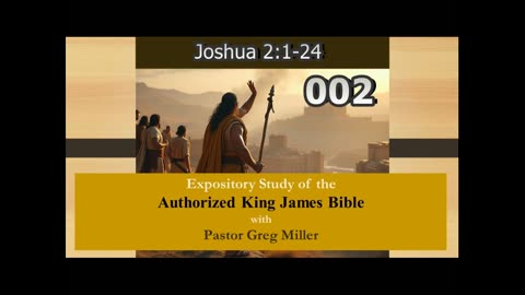 002 Joshua 2:1-24 (Joshua Studies)