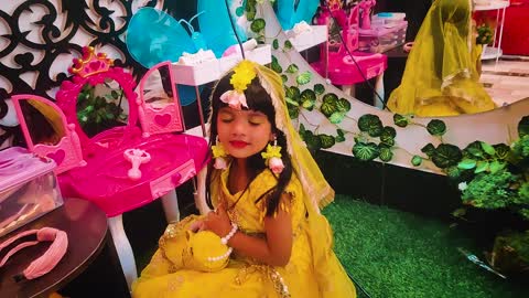 Cute baby bridal look #cutebaby