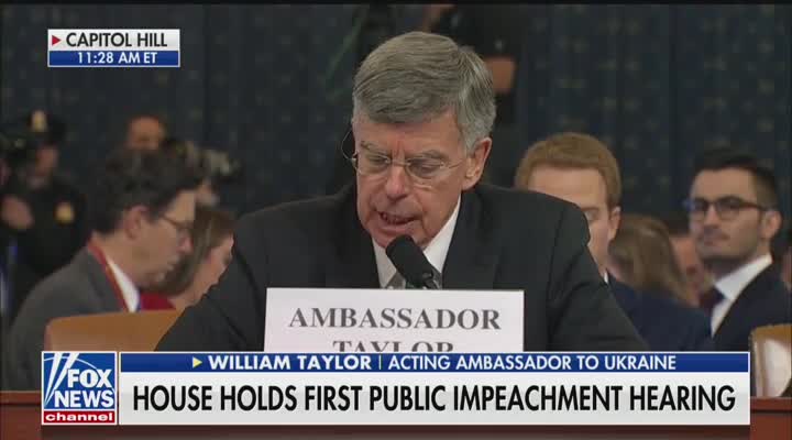 Taylor brings up supposed second Trump-Ukraine phone call