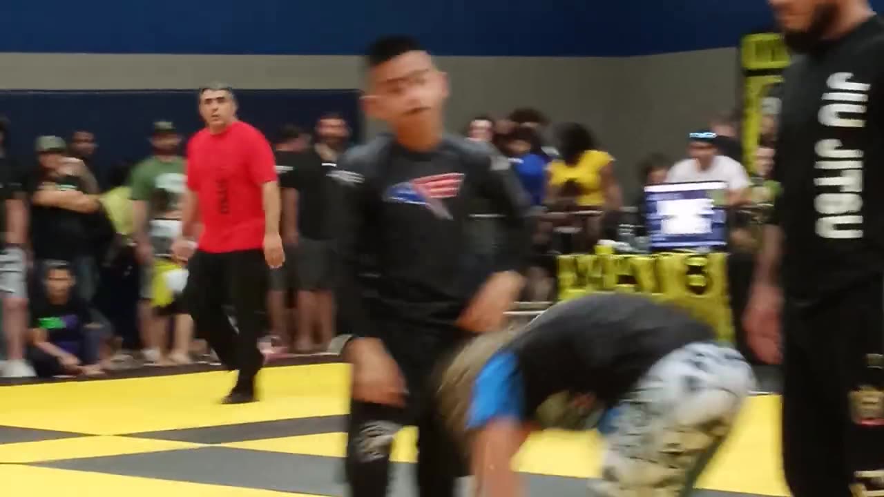 Girl Grapples Boy