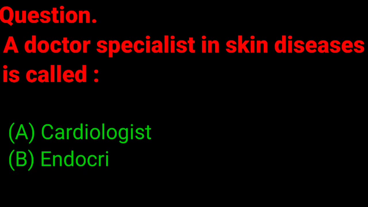 General Knowledge about Professional of Doctor
