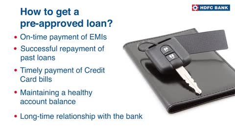 Everything About Pre-Approved Car Loan & Its Benefits | HDFC Bank