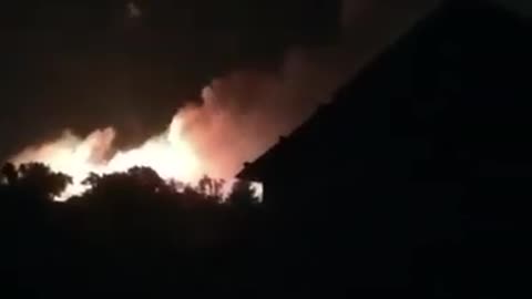 Ukrainian HIMARS Destruction of Russian weapons dump in Brylivka