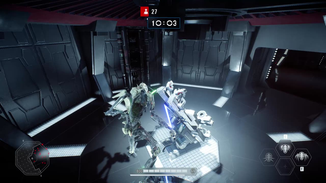 SWBF2 2017: Arcade Onslaught General Grievous Starkiller Base Gameplay