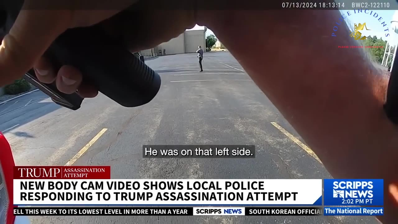 New body cam video shows police responding to Trump assassination attempt