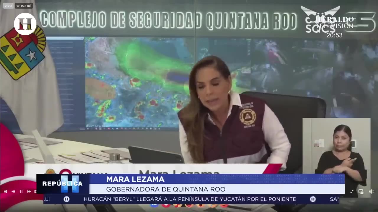 Declaran alerta naranja por huracán Beryl en municipios de Quintana Roo ¿Qué medidas se tomarán?