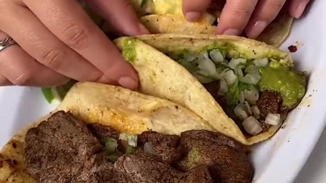 The CARNE ASADA TACOS