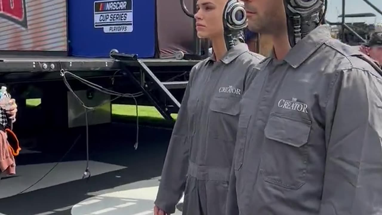 AI robots at Texas motor speedway