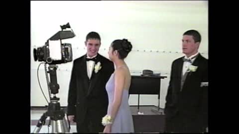 2000-01 WPHS Vids 055 Prom 021 Portraits Line by Glenn Strader