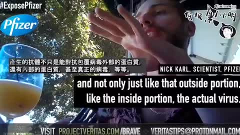 輝瑞公司員工爆料: 人體自然免疫力，強度大於打針的免疫力