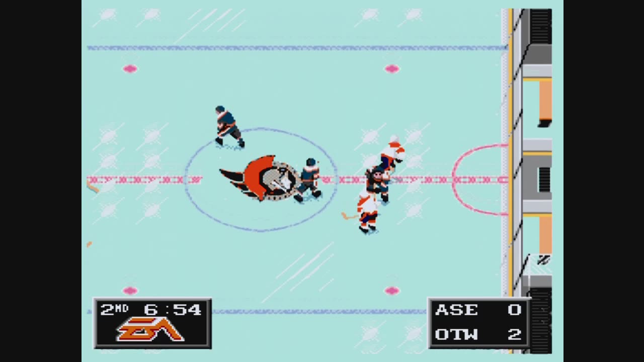 NHL94 (Sega Genesis) All Stars E. vs Ottawa Part2