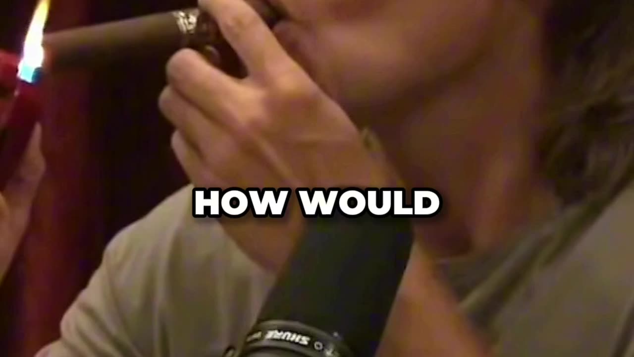 Joe Rogan Teaches Theo Von How To Light a Cigar