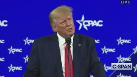 Trump at CPAC telling story about meeting with the head of the Taliban 😂