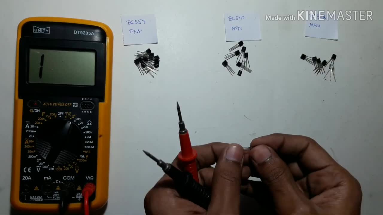 How to check BC557 | BC547 | BC548 Transistor || Check BC557, BC547, BC548 Transistor