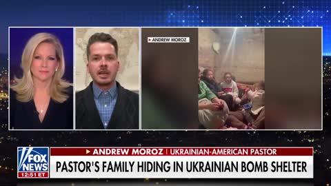 Ukrainian-American pastor's family hiding in Ukrainian bomb shelter