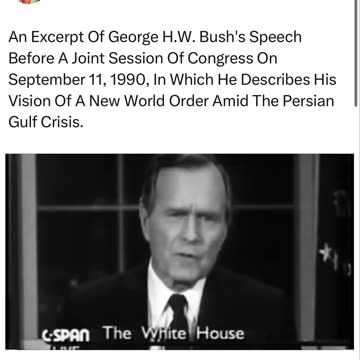 Bush 911 New World Order