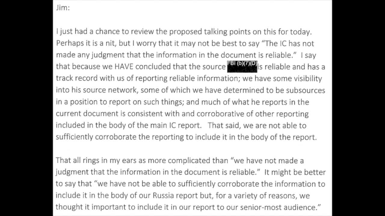 James Comey Obtained FISA Warrant Knowing The Steele Dossier Wasn’t Corroborated