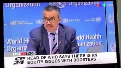 W.H.O ADMITS: "Some Countries Are Using Boosters to KILL CHILDREN, and That is not Right"