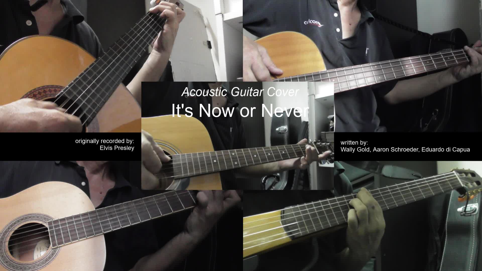 Guitar Learning Journey: Elvis Presleys Its Now or Never instrumental acoustic guitar cover