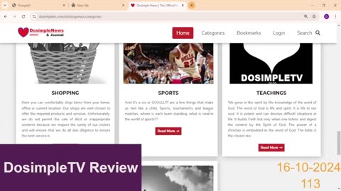Reviews, Testimonies and Prayer Request || Website || DosimpleTV.com