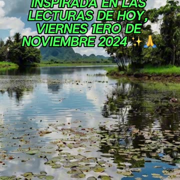 🙏✨Oración Inspirada en las Lecturas de Hoy ✨🙏