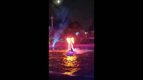 Fascinating fire show!