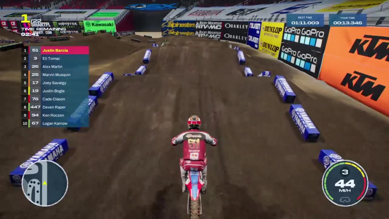 Supercross 6 | ASMR | Gaming | Full Race