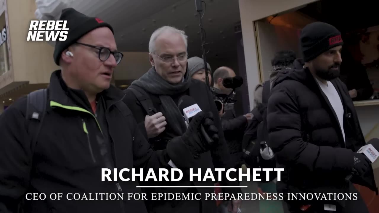 CEO of WEF's 'epidemic preparedness' organization refuses to answer Rebel News questions