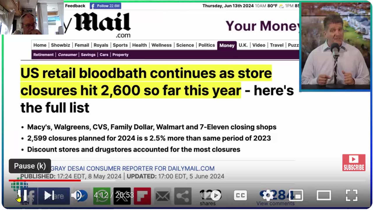 Banks - Going Down - Half or More - God Help Us - Markets Going Down-6-2024