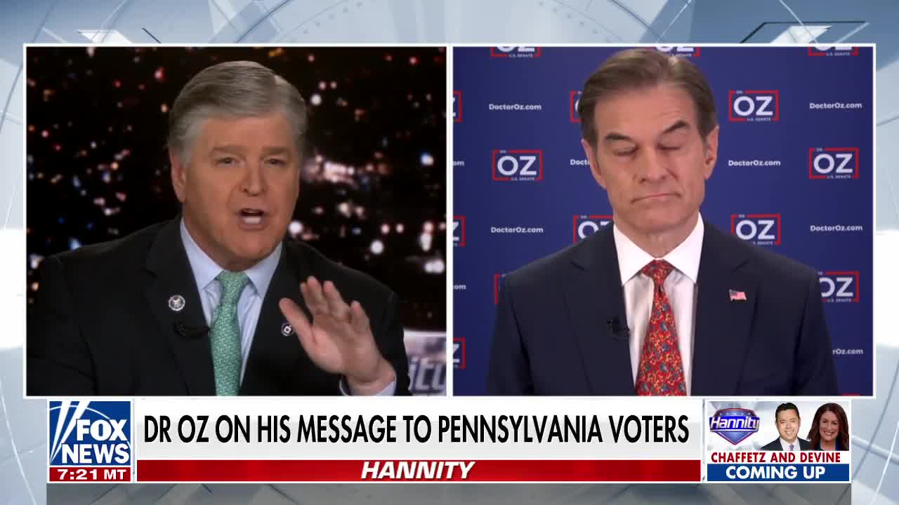 ‘I’m concerned’: Dr. Oz talks worries over Biden’s mental stability