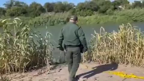 Border patrol is helping illegal immigrants past the barb wire they erected to keep them out?