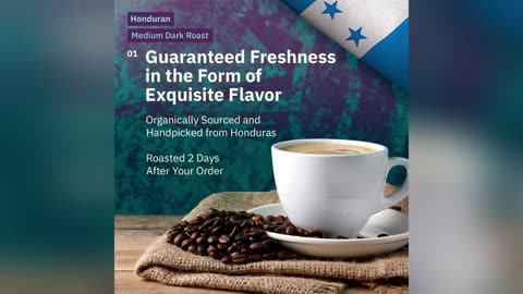 Kochere Organic Honduran Ground Coffee Medium Dark Roast