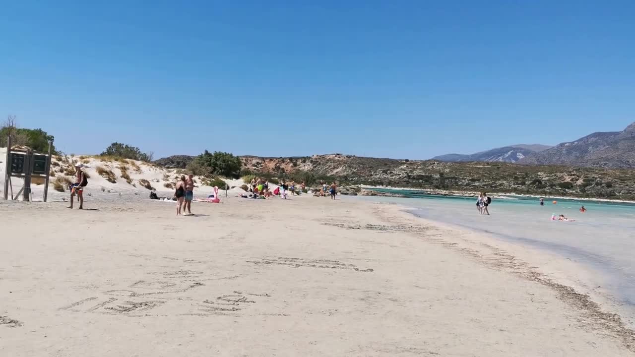 Amazing Trip Elafonisi beach, Red Sand, Crete, Greece, Kreta, Griechenland