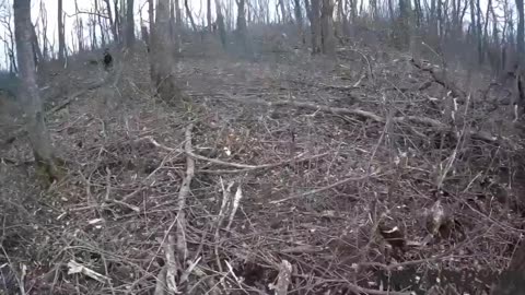 Clearing a strong point by airborne forces. First person view