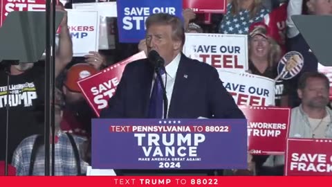 Full speech: President Donald J Trump in Latrobe, Pennsylvania