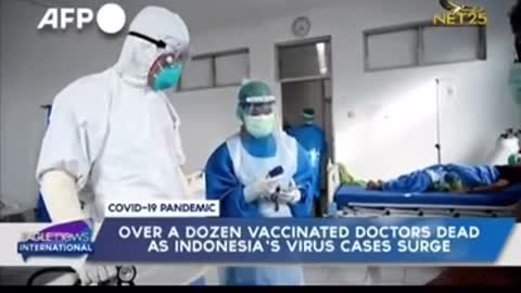 FULLY VACCINATED DOCTORS DYING IN INDONESIA