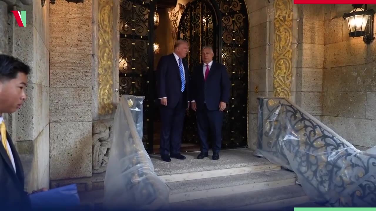 Hungary's President Viktor Orban visits Trump at Mar-a-Lago.